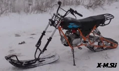 Зимний комплект (гусеница + лыжа) для Скаут-3