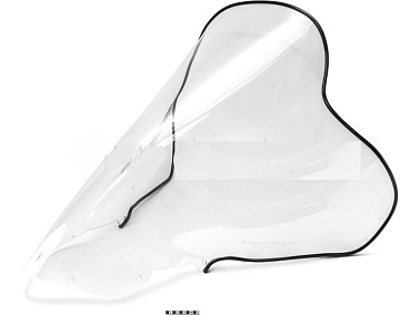 Стекло ветровое для снегохода Yamaha FX NYTRO увеличенное (высота 64см, толщина 2мм, ПЭТг)