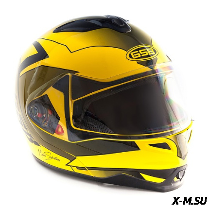 Шлем G-339 YELLOW BLACK + Зимний комплект ELECTRIC для шлема