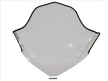 Стекло ветровое для снегохода ИТЛАН КАЮР (высота 50см, толщина 2мм, ПЭТг)