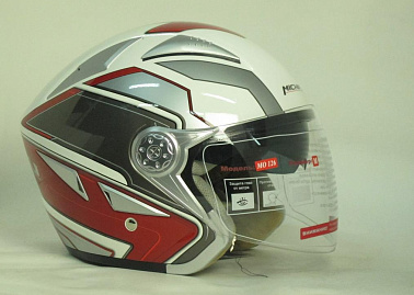 Шлем (открытый) MO 126 Strike Red MICHIRU