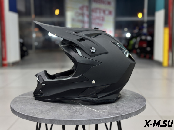 Шлем кроссовый HETOSHI XD1-50 цв. Черный матовый р. M 