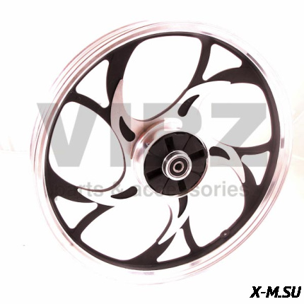 Диск колесный R17 задний 1.6-17 (литой) (барабан. 110мм) (5 дв. закруг. лучей); 