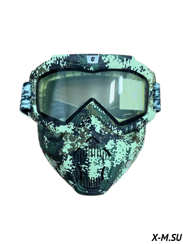 Очки зимние Face Mask HETOSHI FJ026B (двойное стекло) цв.Камуфляж(Nato green) цв.стекла прозрачный Очки зимние Face Mask HETOSHI FJ026B (двойное стекло) цв.Камуфляж(Nato green) цв.стекла прозрачный
