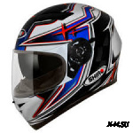 Шлем SHIRO SH600 PONS BLUE RED