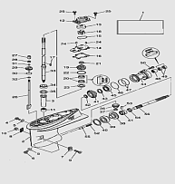 Редуктор 2-Х ТАКТНОГО ПЛМ SEA-PRO T40P
