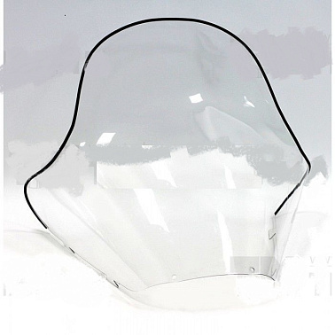 Стекло ветровое высокое для снегохода Yamaha (высота 65см, толщина 2мм, ПЭТг)